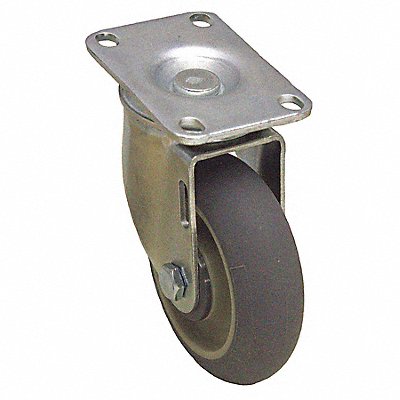 GRAINGER P12SRCP040K12 Standard Plate Castor Swivel 250 lb.