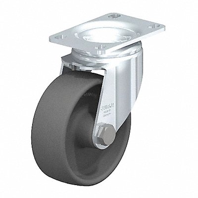 GRAINGER LPOG100G12 Standard Plate Castor Swivel 400 lb.