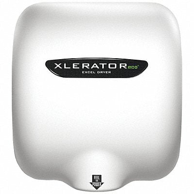 EXCEL DRYER XLWVECO11NH208277V Hand Dryer 12 sec 59 to 67 dBA WH