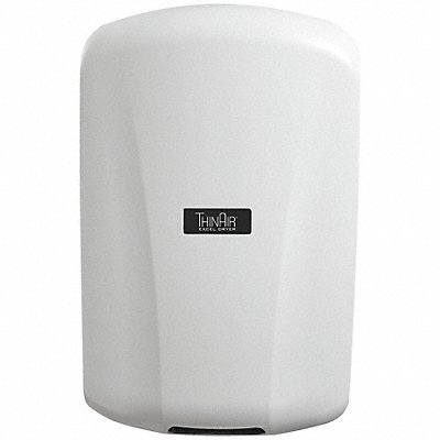 EXCEL DRYER TAABS110120V Hand Dryer 14 sec 66 to 74 dBA WH