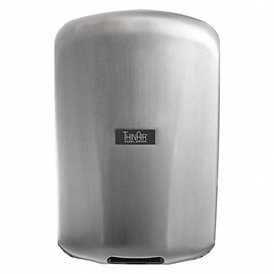 EXCEL DRYER TASB110120V Hand Dryer 14 sec 66 to 74 dBA SLVR