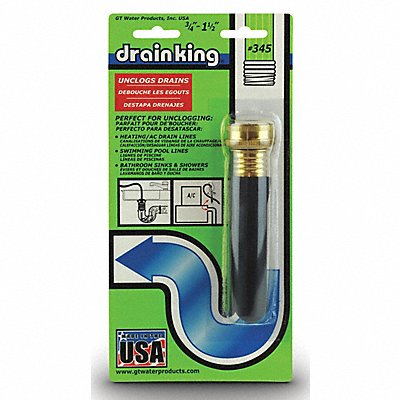 DRAIN KING 345 Drain Opener 3/4 to 1-1/2 Size