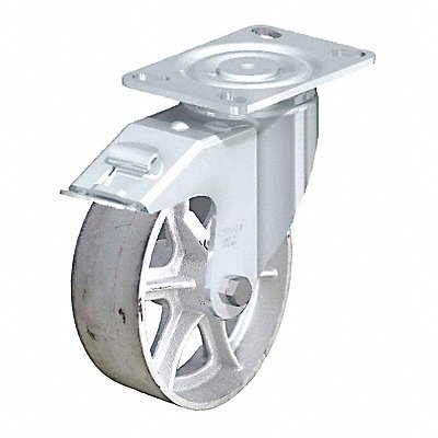 GRAINGER LHC080R16FI Standard Plate Castor Swivel 1250 lb.