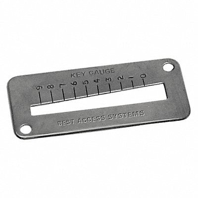 BEST AD5012 Key Gauge Brass/Bronze/Steel Material