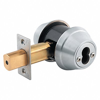 DORMAKABA QDB2816266ADBSLC Deadbolt Locks 2 Grade Cylindrical Zinc