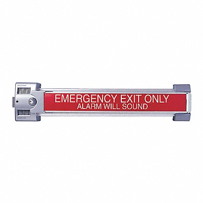 VON DUPRIN 26703FTUS28 Rim Exit Device with Alarm Aluminum