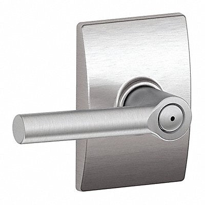 SCHLAGE RESIDENTIAL F40BRW626CEN Door Lever Lockset Satin Chrome Privacy