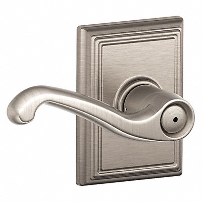 SCHLAGE RESIDENTIAL F40FLA619ADD Door Lever Lockset Satin Nickel Privacy