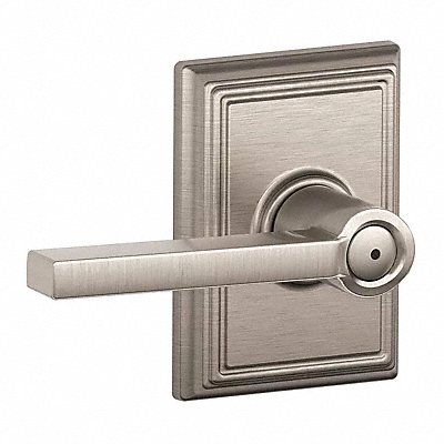 SCHLAGE RESIDENTIAL F40LAT619ADD Door Lever Lockset Satin Nickel Privacy