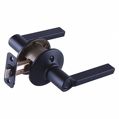 SCHLAGE RESIDENTIAL F40LAT622 Lever Lockset Black Powder Coat Privacy
