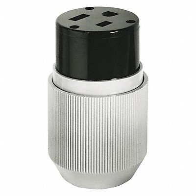 GRAINGER 9650NC Straight Blade Connector 2 Poles 3 Wires