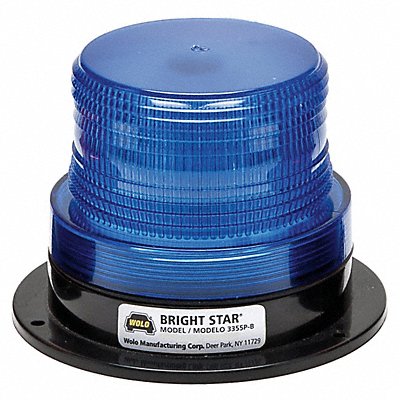 WOLO 3355PB Strobe Light Blue Flashing