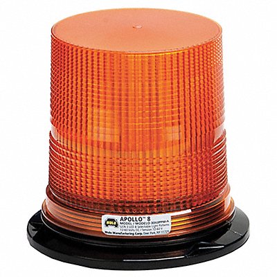 WOLO 3080PPMA Strobe Light Amber Flashing