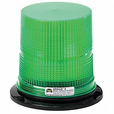 WOLO 3097PPMG Strobe Light Green Flashing