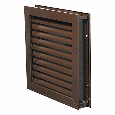 NATIONAL GUARD L1900DKB24x12 Fusible Louver Steel