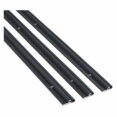 NATIONAL GUARD 155VDKB36x84 Weatherstrip 3/16in. Vinyl Black