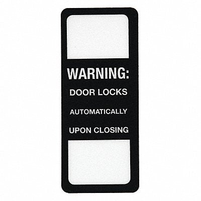 NATIONAL GUARD SDGWS Security Label 2 15/16 x 1 1/4in Acrylic