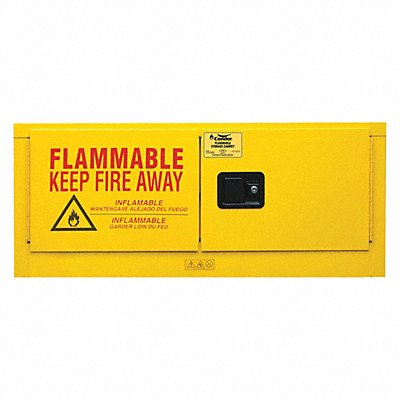 CONDOR 45AE84 Flammable Liquid Safety Cabinet 18-1/8in