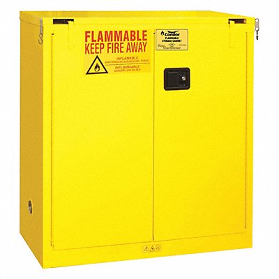 CONDOR 45AE86 Flammable Liquid Safety Cabinet 30 gal.
