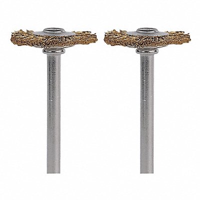 DREMEL 53502 Rotary Tool Brush Wheel 3/4 Dia PK2