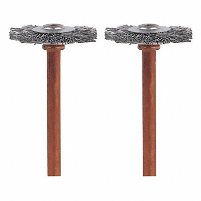 DREMEL 53002 Rotary Tool Brush Wheel 3/4 Dia PK2