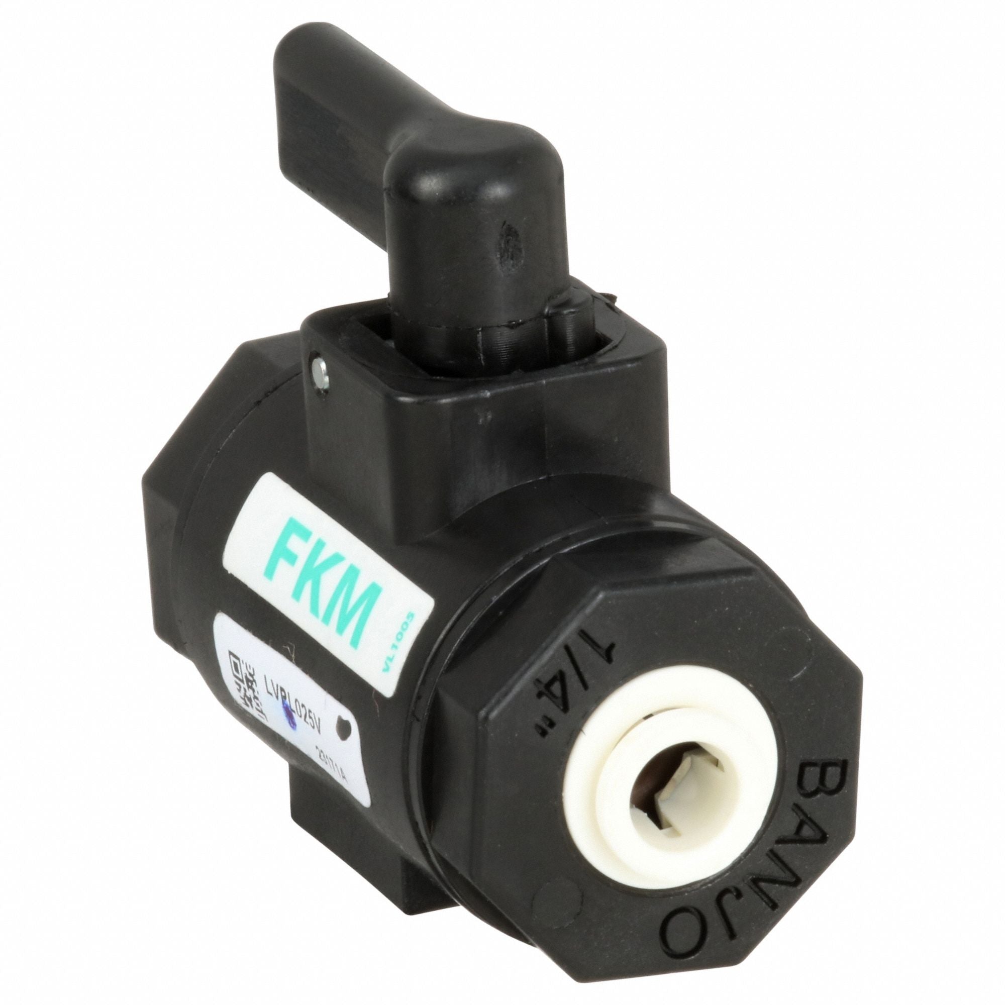 BANJO LVPL025V Manual 2-Way Ball Valve Push Polypro