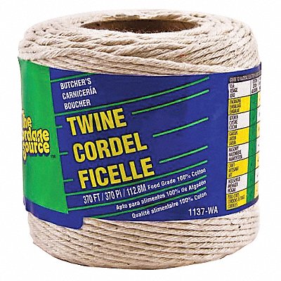 GRAINGER 1137WA Twine 1/16 in Dia x 370 ft L