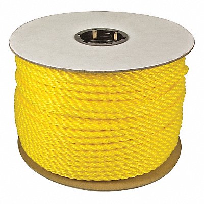 GRAINGER 350320YEL00600R0305 Gen. Purpose Utility Rope 1 Dia.x600 L