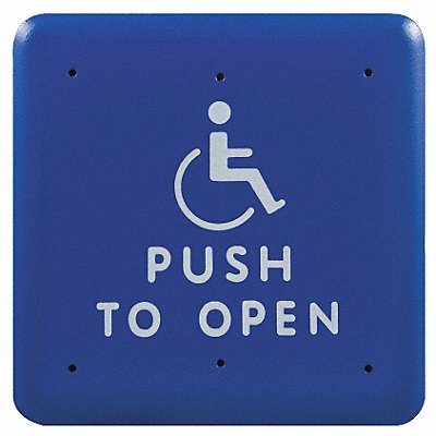 BEA 10PBS451B Push to Open Button Square 4-1/2