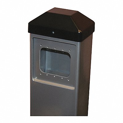 BEA 10BOLLARDSLV Bollard Plastic Surface Mount Silver