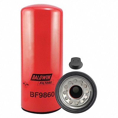 BALDWIN FILTERS BF9860 Fuel Spin On Filter 11-9/16 x 4-23/32 In