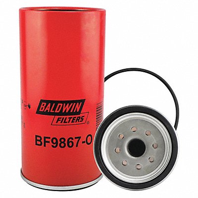 BALDWIN FILTERS BF9867O Fuel Filter 8-21/32x4-13/32x8-21/32 In