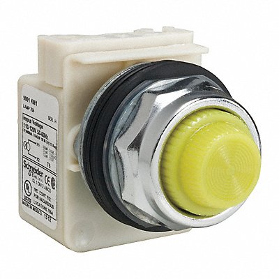 SCHNEIDER ELECTRIC 9001KP1Y31 H4494 Pilot Light Yellow 30mm Incandescent