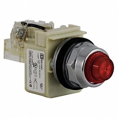 SCHNEIDER ELECTRIC 9001KT1R31 Pilot Light Red 30mm Incandescent