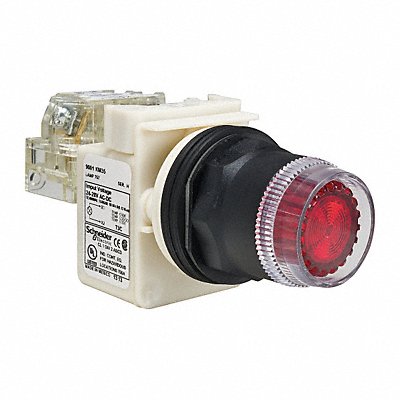 SCHNEIDER ELECTRIC 9001SK1L35RH13 H6929 IllumPush Button FullVoltage Red SPDT