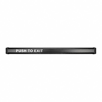SECURITRON EMBBK Push to Exit Bar DPDT SurfaceMounted Blk