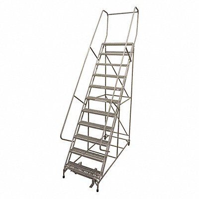 COTTERMAN 1012R2632A3E10B4C1P6 Rolling Ladder 162 in.H x 32 in.W 59deg.