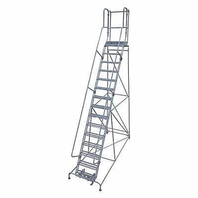 COTTERMAN 1515R2642A2E30B4W4C1P3 Rolling Ladder 192in.H x 42in.W 15 Steps