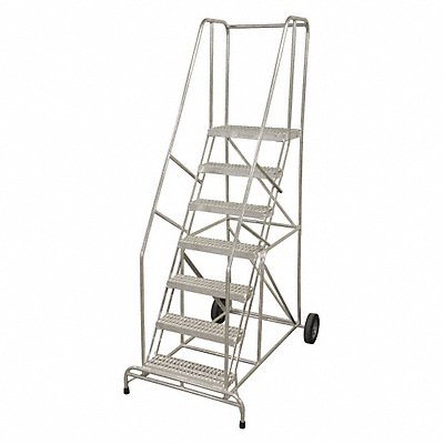 COTTERMAN AW06R2636A3C50P6 Wheelbarrow Ladder 90 in.H Aluminum Mill