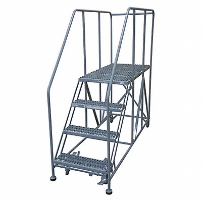 COTTERMAN 4WP2472RA3B4B8AC1P6 Rolling Work Platform 70 in.H 4 Steps