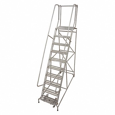 COTTERMAN 1012R2632A1E30B4P6 Rolling Ladder 162 in H Expanded Metal