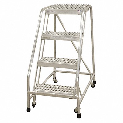COTTERMAN A4N2630A4B3C50P6 Rolling Ladder 40 in.H 350 lb Ribbed