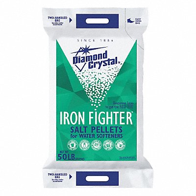DIAMOND CRYSTAL 100012467 Water Softener Salt 50 lb Pellets