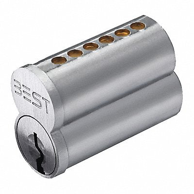 BEST 1C6R1626 Interchangeable Core Satin Chrome 6 Pins