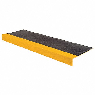 RUST-OLEUM 292462 Stair Tread Yellow/Black 48 W Fiberglass