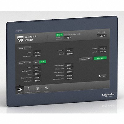 SCHNEIDER ELECTRIC HMIDT651 Touch Panel 12 in TFT Color 24VDC