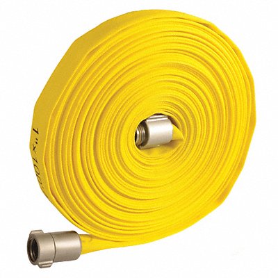 GRAINGER 45DV05 Wildland Fire Hose 1 ID x 100 ft