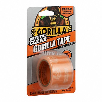 GORILLA 6015002 Repair Tape Clear 1 1/2 in x 5 yd 7 mil