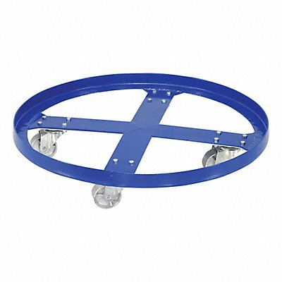 GRAINGER DRUMSP2812C Drum Dolly Blue 28 in dia 1200 lb.
