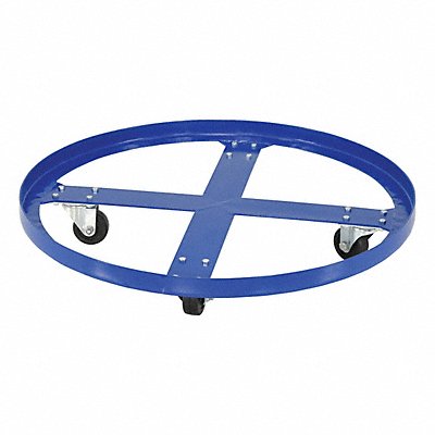 GRAINGER DRUMSP289H Drum Dolly Blue 28 in dia 900 lb.